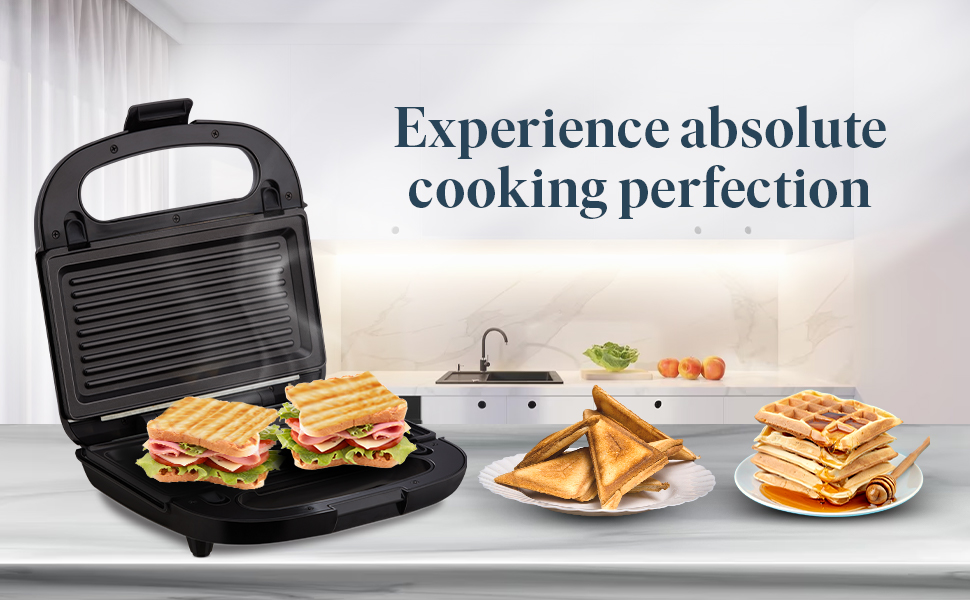 Morphy Richards 3 IN 1 750 Watt Sandwich Maker Luxe Rose