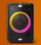 Philips Audio TAX3206 80 W Bluetooth Party Speaker with 14 Hours Play Time, Karaoke Features