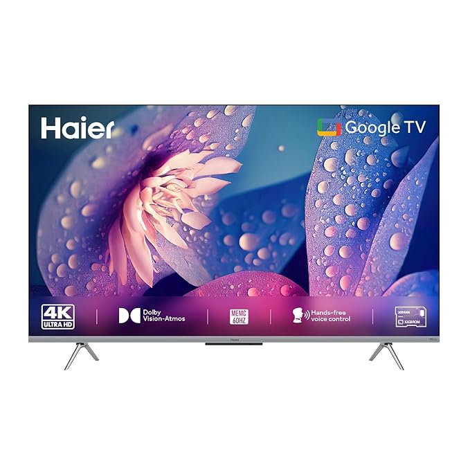 HAIER LED TV 55P7GT-P 4K (HQLED) Smart Google TV 140cm(55) With Hands Free Voice Control
