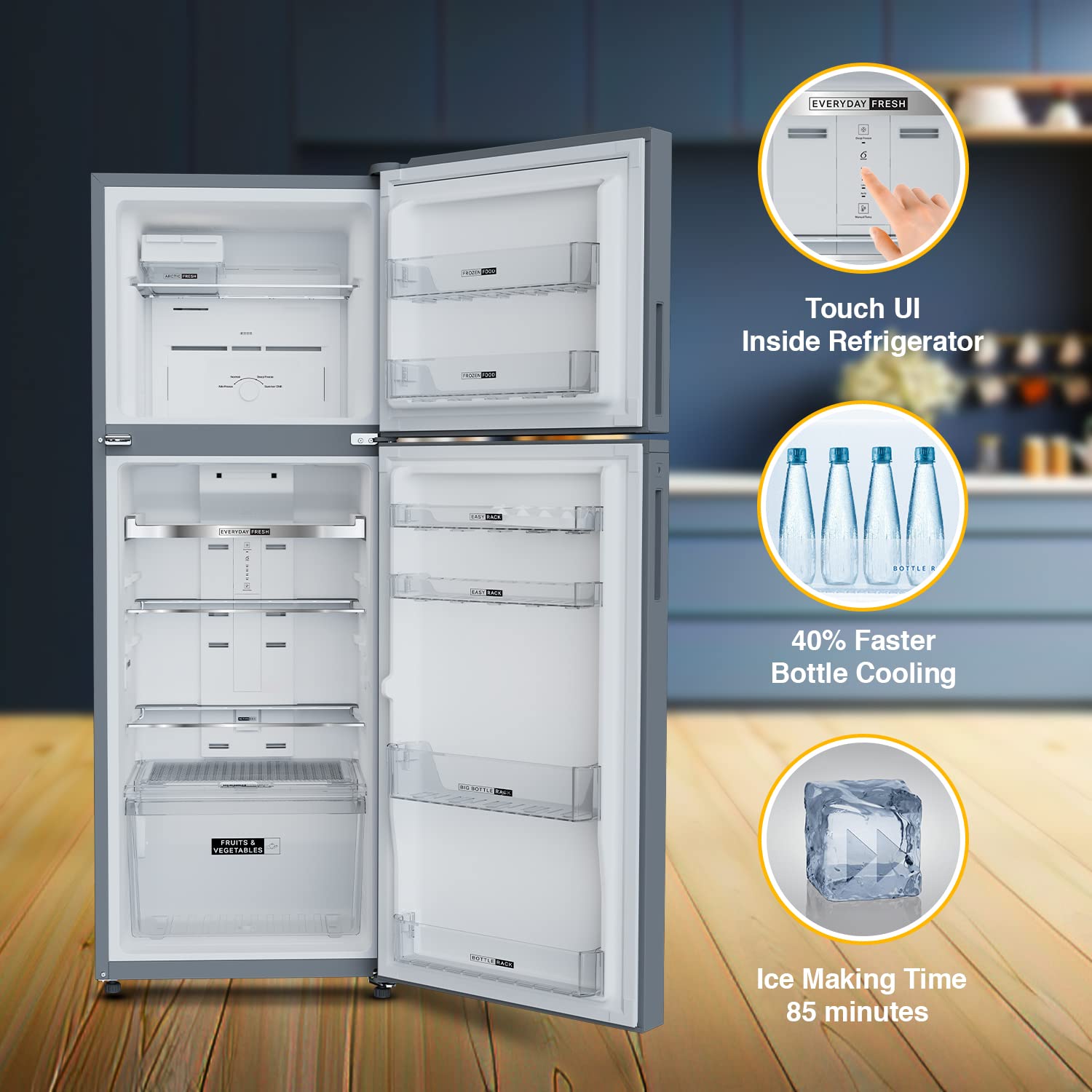 WHIRLPOOL - REFRIGERATOR - IF INV ELT DF278 ARCTIC STEEL(2S)-TL(21878)