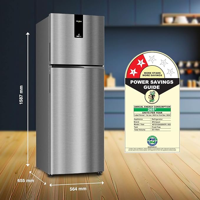 WHIRLPOOL - REFRIGERATOR - IF INV ELT DF278 ARCTIC STEEL(2S)-TL(21878)